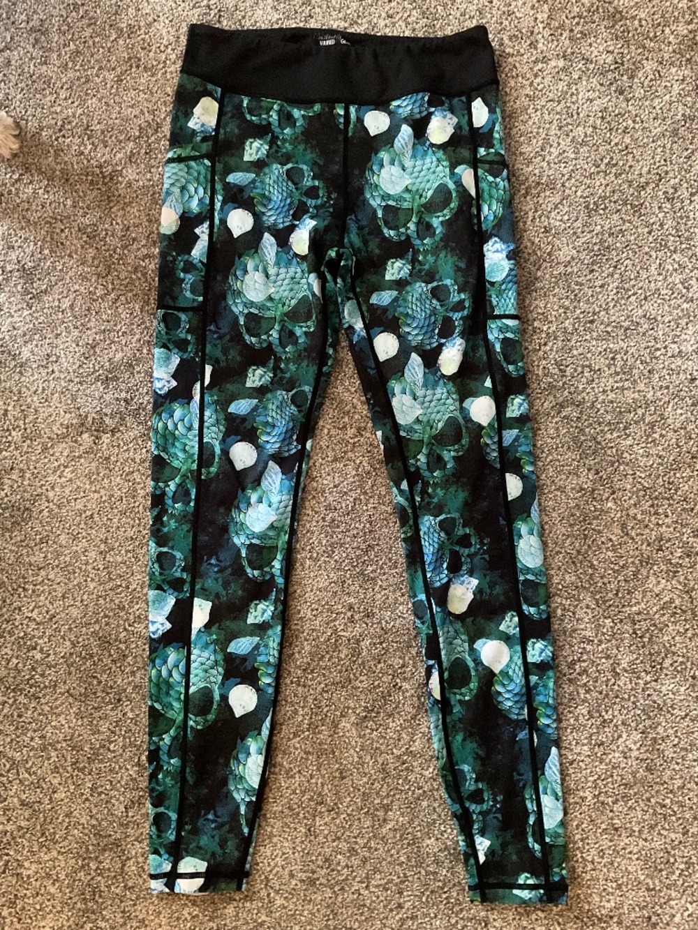 CVG Mermaid Skull Full Length Leggings M